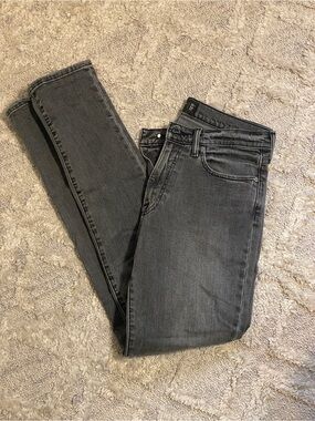 Abercrombie Grey Athletic Skinny jeans